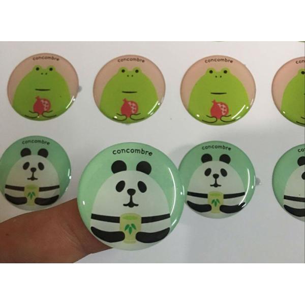 China Custom printing self adhesive round epoxy dome resin gel sticker factory
