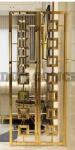 Gold Mirror Stainless Steel Room Divider Decoration Screen For Indoor And