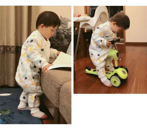 China Custom Newborn Organic Cotton Baby Pajamas Long Sleeve Blank Baby Romper factory