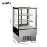 R600a Cake Display Showcase Countertop Desktop Refrigerated Cake Display