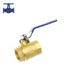 China Manual Two-Piece Threaded Copper Ball Valve with 18 Months Warranty for Steam Applications on sale