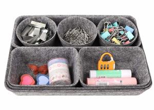 China 10.7x7.5 Organize Cosmetics 3mm Felt Storage Boxes factory
