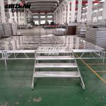 Transparent Acrylic Aluminum Alloy Outdoor Event Glass Portable Dance Stage