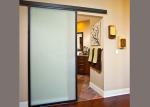 Impact Resistant Decorative Tempered Glass 4mm Thickness Frosted Safety Glass