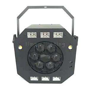 China UV Color Bee Eyes LED Strobe Laser Super 4in1 Mini Effect Stage Wedding Lights factory