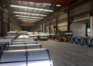 China SMP PPGI Steel Coil , Color Coated Galvanized Steel Coil For Construction Building factory