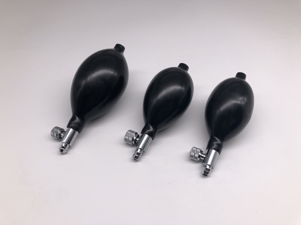 Hot Selling Pvc Blue Air Puffer Bulb 50g With Positive Or Negative Valves Supplier For Dusting Use 10