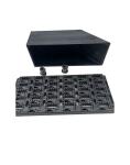 Black Size Custom CNC Plastic Parts , Plastic CNC Machining Service