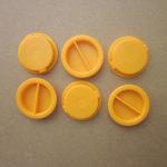 Shenzhen piggy bank , money bank diameter 3.5 cm HIPS ABS lid toy parts for