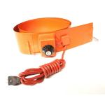 Oil Pan Flexible 110v To 480v Silicone Drum Heater 1000w Moisture Resistant