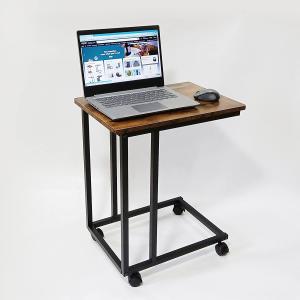 China C Shaped Coffee Table for Small Spaces Bedroom Living Room, Narrow C Tray Farmhouse Storage Bedside Table factory