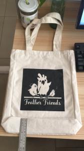 China Canvas Customized Logo 25x37x5cm Shopping Tote Bag factory