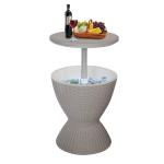 48.5*48.5*57.5cm Custom Logo Ice Cooler Lift Top Coffee Wine Beer Table for