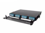 PLC Splitter Fiber Patch Panel 19Inch Rack Mounted Termination Box