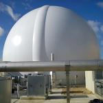 5000m3 Dual Membrane Biogas Balloon Ground Mounted For Methane Storage