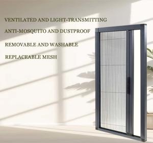 China High Durability Tear Resistant Abrasion Resistant Pleated Fly Screen Customized factory