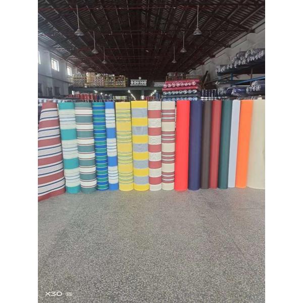 China Factory Wholesale 120cm Width Waterproof 100% Solution Dyed Acrylic Awning Fabric