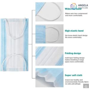 Medical Protective Disposable Face Mask Surgical Mask Factory Certificated with
