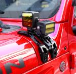 Powder Coating Aluminum Alloy Light Mounting Brackets for 4x4 Pillar Light