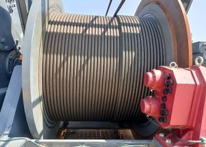 China Steel Cable Winch Drums With Anti Corrosion Coating For Oil And Offshore factory