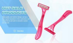 China Biodegradable Good Max Razor Non - Slip Handle With Rubber For A Better Grip factory