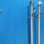 7.2 Metre 28mm 0.45mm Zinc Alloy Luxury Curtain Poles