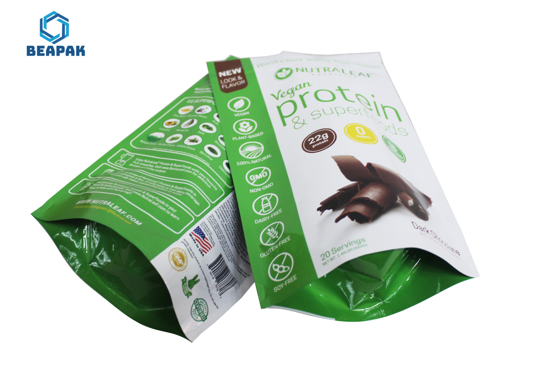 Bottom Gusset Matte Finished 750g Packaging Coffee Bags