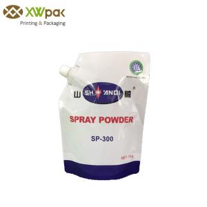 China Custom Gravure Printing Plastic Stand Up Liquid Pouches , Plastic Screw Cap Spout Bags Packaging factory