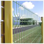 Weaving RAL 6005 Dark Green 3D Fence Panel Triangle Bending 40x60x2mm