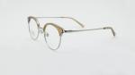 Round Optical Eyewear Non-prescription Eyeglasses metal acetate Frame Vintage