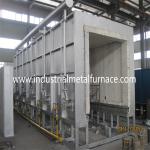 2000MM 1300 Degree Natural Gas Car Bottom Furnace , Bogie Hearth Furnace High