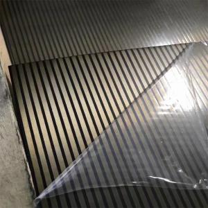 China Mirror Embossed Stainless Steel Plate 316 Etching Sheet factory