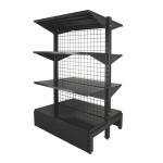 Supermarket Wire Display Shelves Rack Metal Convenience Store Wire Gondola