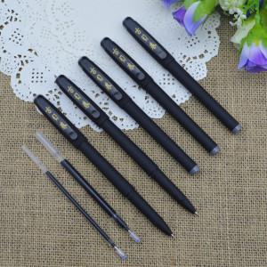 China Gel pen,Promotional gel-ink pen with cap,black rubber gel-ink pen, factory