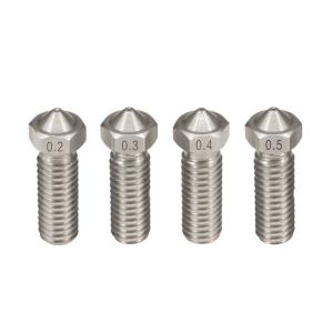 China Stainless Steel E3D 0.2 Mm 3d Printer Nozzle M6 External Thread factory