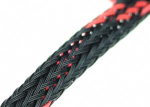 China 20mm Colorful Expandable Braided Wire Sheathing PET For Cover Nylon Harness factory
