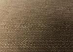 210GSM Micro Velvet Fabric For Men'S Suit Garment Brown Herringbone Patterned