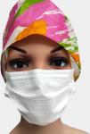 pure white color Non woven disposable face mask 3 ply layer disposable Face Mask