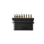 12V 24V OBD Plug OBD Female Socket Gold plated OBD2 Elbow For Auto Scanner