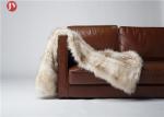 Wild Fox Mink Throw Blanket Lodge Cabin Cottage Rustic Sofa Dry Clean