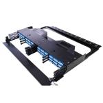 Network 3G 19 Inch 1U 96 Port 144 Core Fiber High Density Dismountable ODF Patch