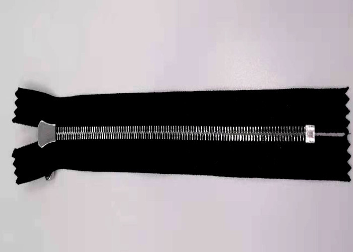 Colorful 5# And Small Metal Teeth Zippers For Coats / Open Ended Metal Zips