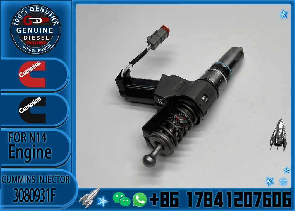 Real Fuel Injector Assembly 3080931F For Cummins Engine N14 Series