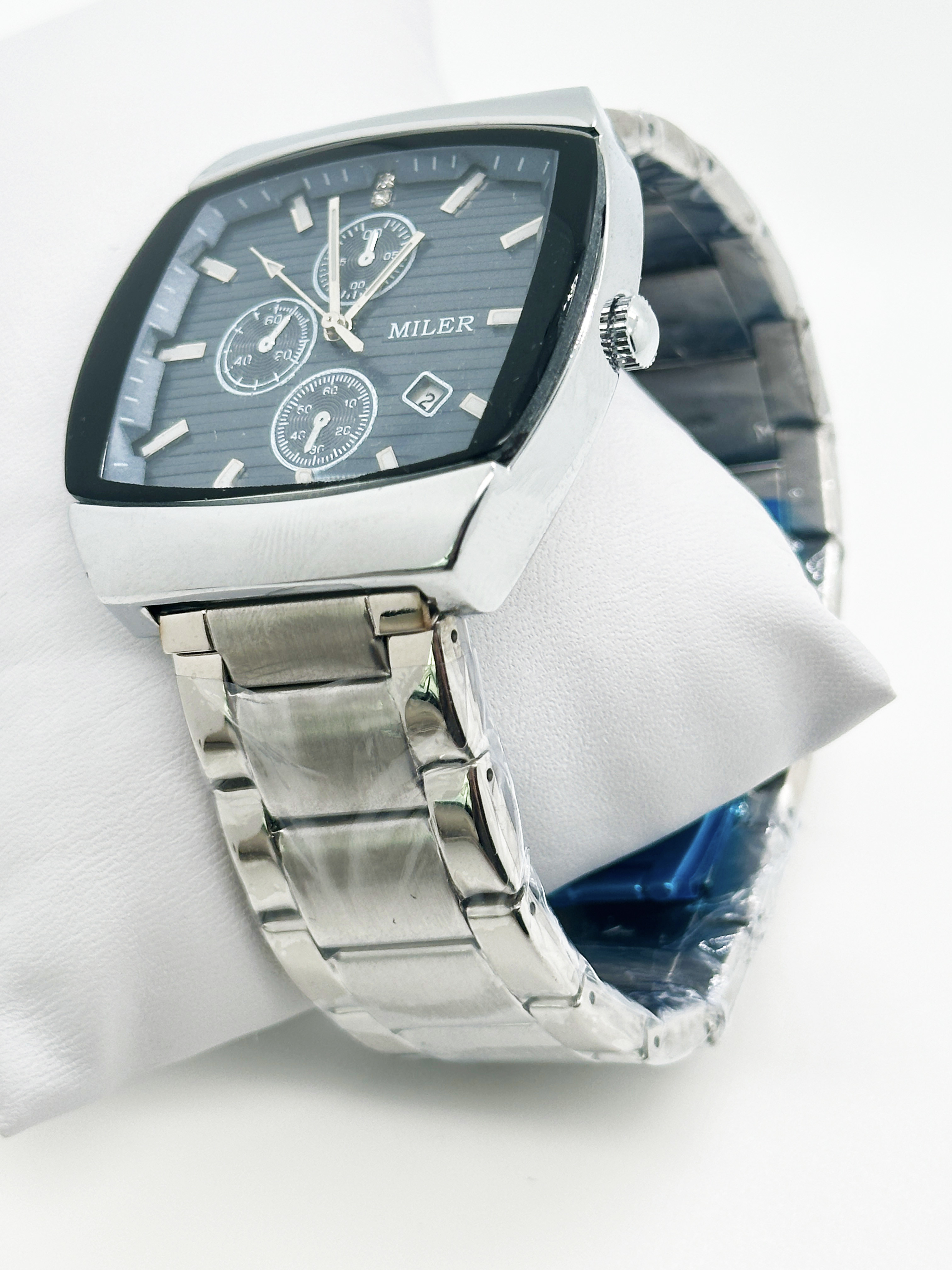 Custom Logo Quartz Waterproof Fashion Watch for Men Date Stainless Steel Watches Wrist Watch