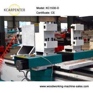 China Full automatic double spindles wood turning lathe machine factory