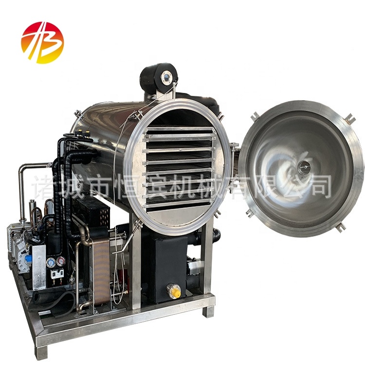Cold Trap Temperature -50 C -80 C Freeze Dry Candy Machine for Manufacturing Plant