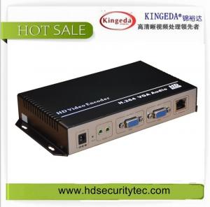 China H.264 HD VGA Encoder For Video IP Streaming Transmission Use VGA/HDMI/IP/Audio Output Supports TS/VES/AES on sale