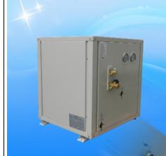 China 21KW 380V Split System Heat Pump Stainless Steel Shell Hot Water Cooling And Heating factory