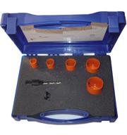 China M3/M42 7PCS Bi Metal High Speed Steel Hole Saw Set For Wood / Plastic factory