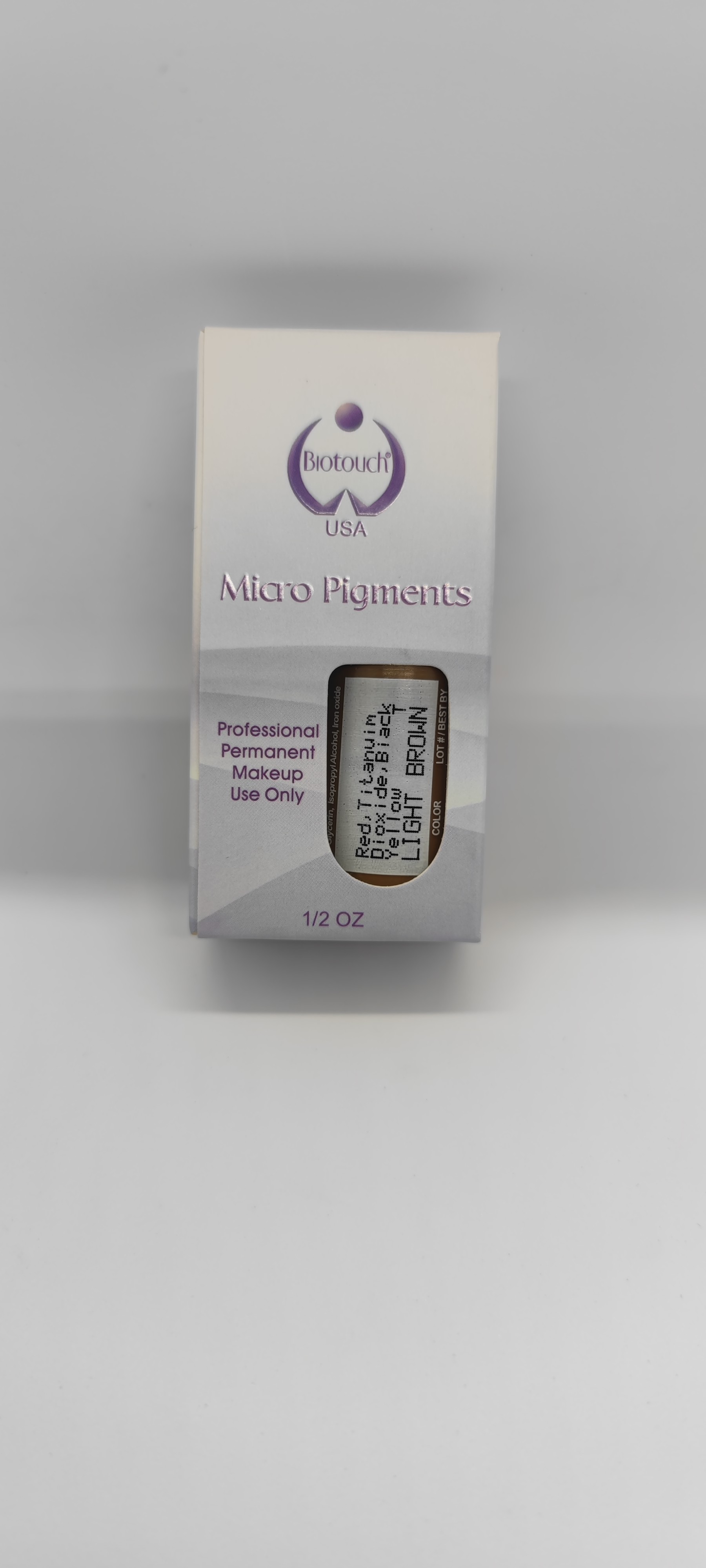 Biotouch MicrGel polishgment Light Brown Pigment Color Permanent Makeup Microblading Supplies Eyebrow Shading
